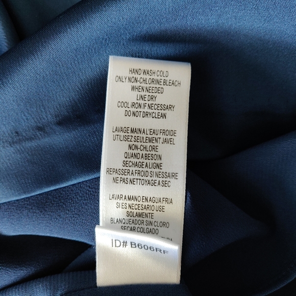 BCBG Strapless Navy Blue Cocktail Dress - Picture 8 of 9